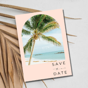 Tropical Palm Tree Key West Beach Hochzeit Save The Date