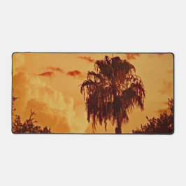 Tropical Palm Tree Sunset Desk Mat Schreibtischunterlage