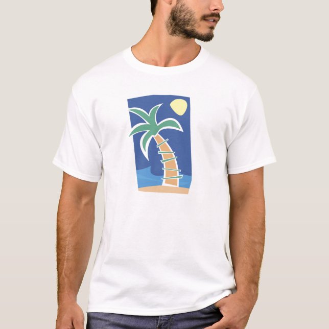 Tropical Palm Tree T - Shirt (Vorderseite)