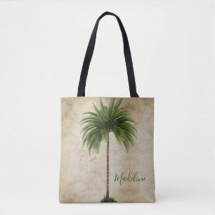 Tropical Palm Tree Vintag Elegante Tasche