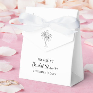 Tropical Palm Trees Elegantes Brautparty Geschenkschachtel