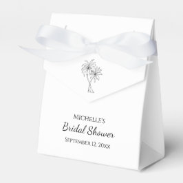 Tropical Palm Trees Elegantes Brautparty Geschenkschachtel