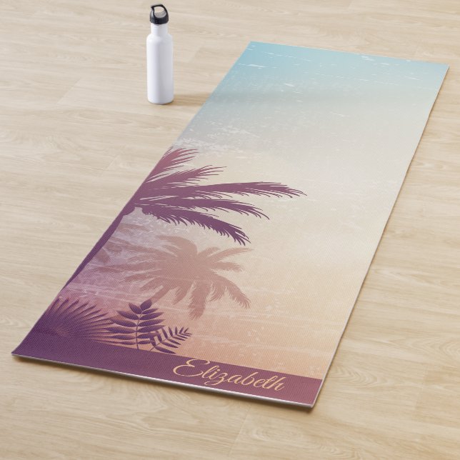 Tropical Palms Beach Yogamatte (Beispiel)