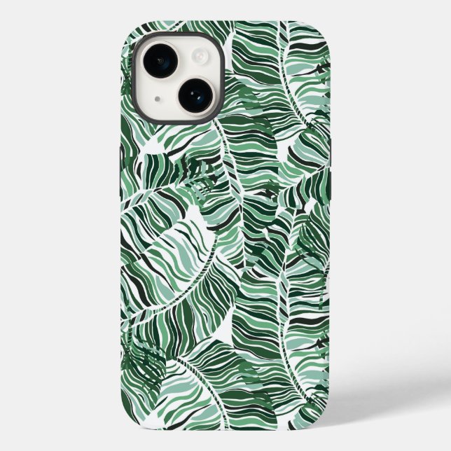 Tropical Palms iPhone 14 Coque (Verso)