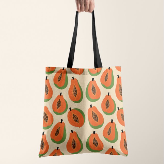 Tropical Papaya Warm Orange Tasche (Von Creator hochgeladen)