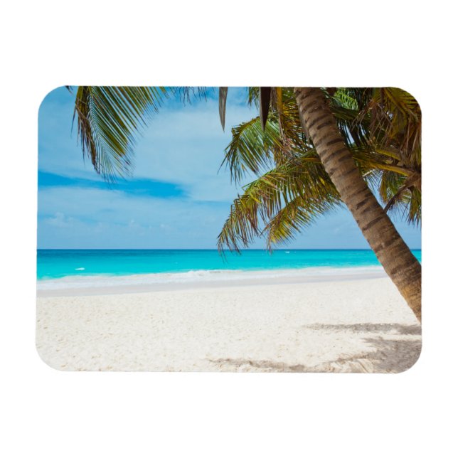 Tropical Paradise Beach Magnet (Horizontal)