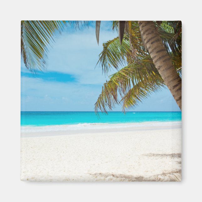 Tropical Paradise Beach Magnet (Vorne)