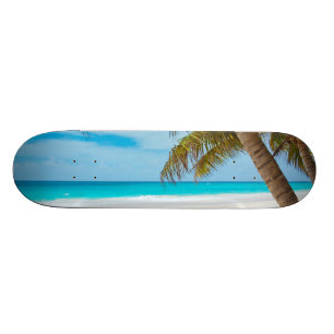 Tropical Paradise Beach Skateboard