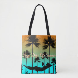 Tropical Paradise Beach Style Tote Bag Tasche