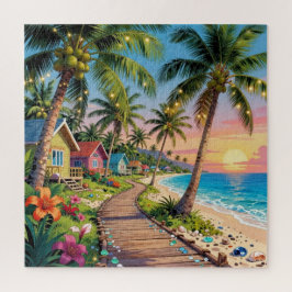Tropical Paradise Coastal Seaside Cottage Ocean 