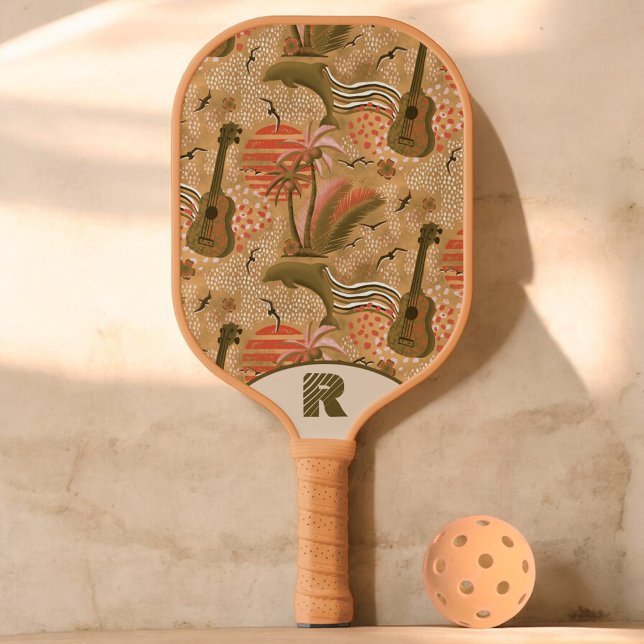 Tropical Paradise Pickleball Schläger (Von Creator hochgeladen)