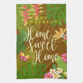 Tropical Paradise Sweet Zuhause Brown Geschirrtuch