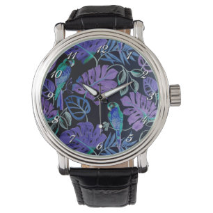 Tropical Parrot Paradise Armbanduhr
