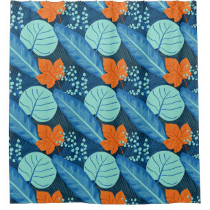 Tropical Patterns Pflanze Art Pflanze Kunst, Dicht Duschvorhang