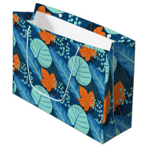 Tropical Patterns Pflanze Art Pflanze Kunst, Dicht Große Geschenktüte
