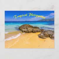 Tropical Philippines Sandy Beach Island