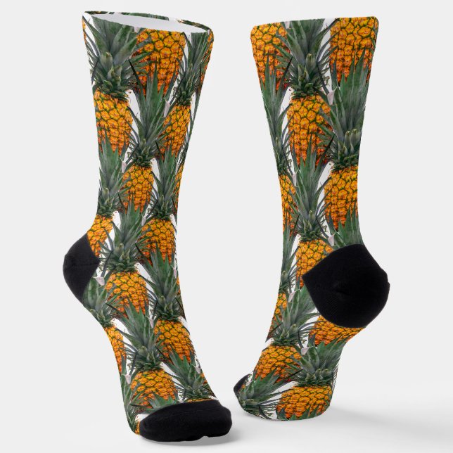 Tropical Pineapple Pattern  Socken (Gewinkelt)