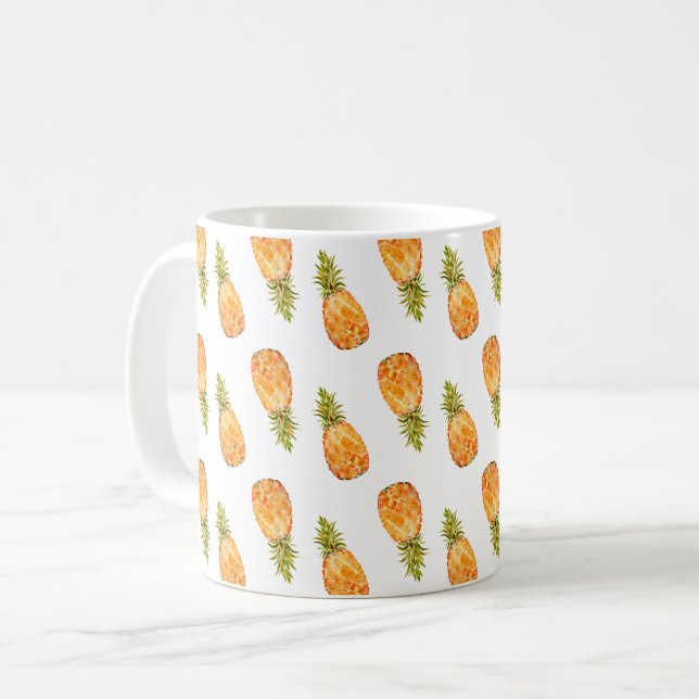 Tropical Pineapples Kaffeetasse (Vorderseite Links)