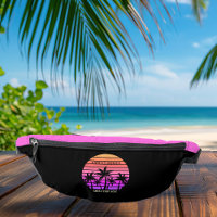 Tropical Pink Palm Trees Personnalisées Filles Voy