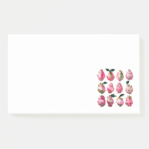 Tropical Pitaya Watercolor Art Post-it Klebezettel