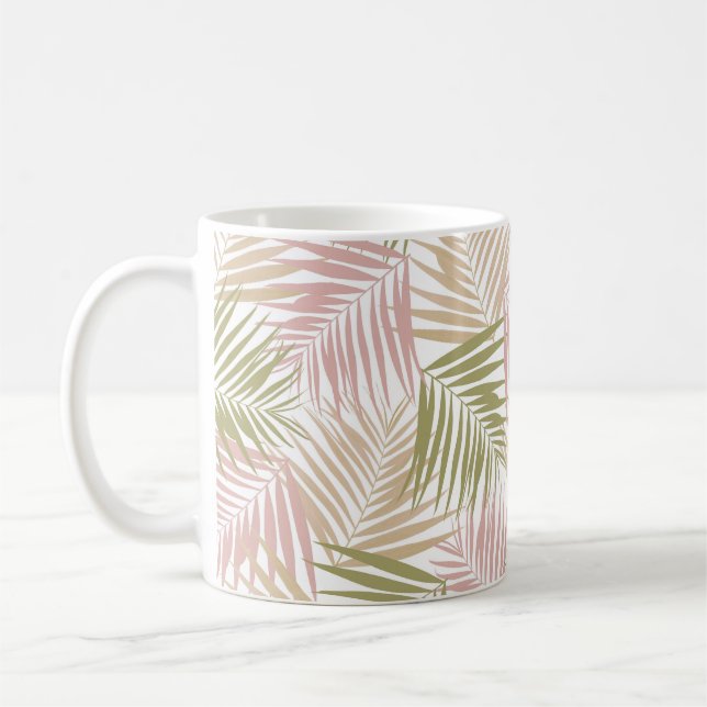 Tropical Retro #8 (Beachy Vibes) #palms #decor Kaffeetasse (Links)