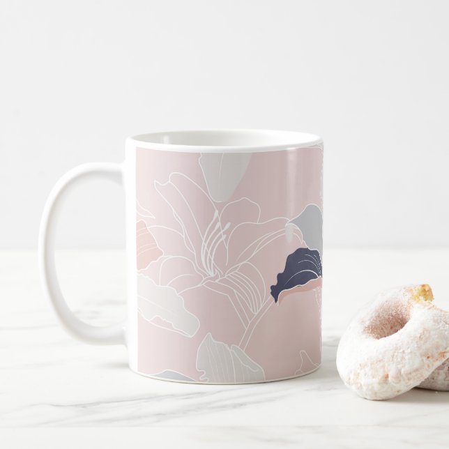 Tropical rougissent la tasse (Avec donut)