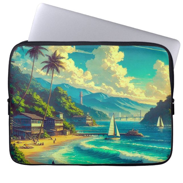 Tropical Ryukyu Dreams Laptopschutzhülle (Vorderseite)