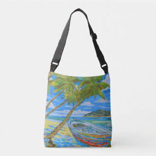 Tropical Scene Umhängetasche Tragetaschen Mit Langen Trägern