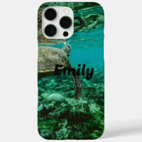 Tropical Sea Turtle Case iPhone 16 Pro Max - Ocean