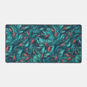 Tropical Serenity Leaf Schreibtischunterlage