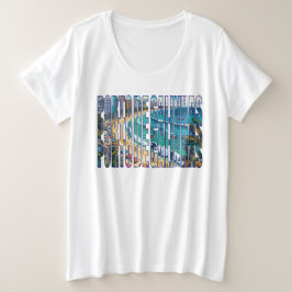 Tropical Serenity Porto de Galinhas Souvenir Große Größe T-Shirt