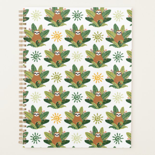 Tropical Sloth Pattern Planer (Vorderseite)