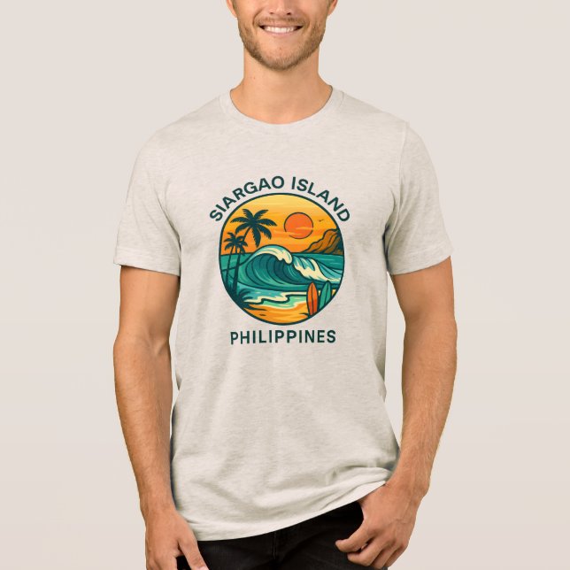 Tropical Soul - Siargao Island Philippines Tri-Blend Shirt (Vorderseite)