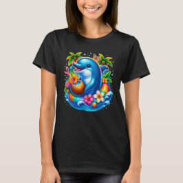 Tropical Splash Party - Dolphin Paradise T-Shirt