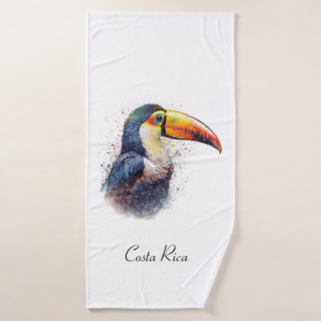 Tropical Splendor Toucan Badhandtuch Set (Badehandtuch)
