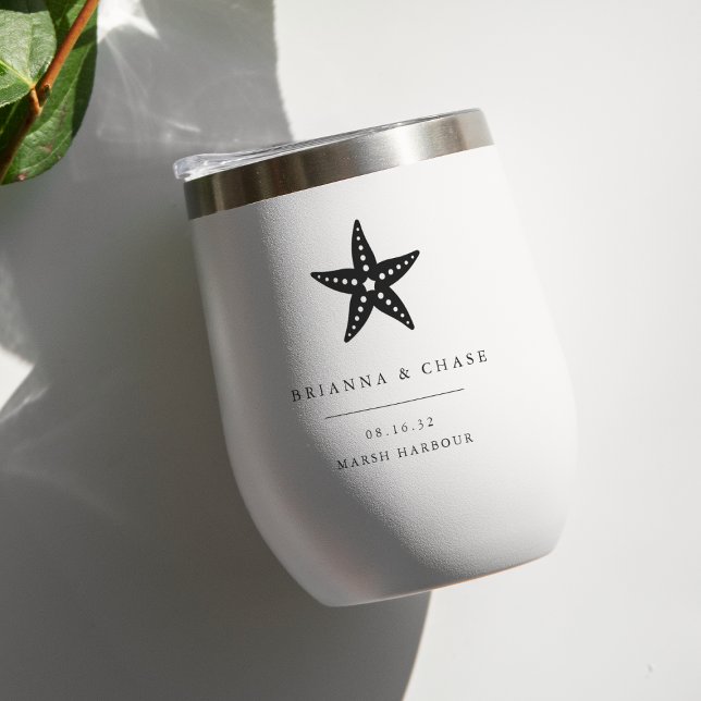 Tropical Starfish Beach Destination Mariage Faveur (Créateur téléchargé)