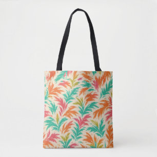 Tropical Static - Digitales Dschungelblühen Tasche