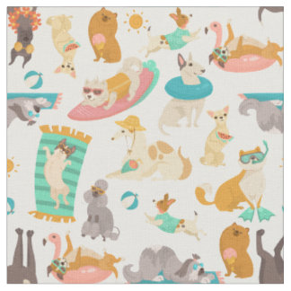 tropical summer beach dogs party cute stoff