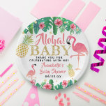 Tropical Summer Beach Luau Girls Babydusche Pappteller<br><div class="desc">Feiern Sie stilvoll mit diesen trendigen Baby-Dusche-Papier-Tellern. Das Design ist leicht mit Ihrer eigenen Formulierung zu personalisieren und Ihre Familie und Freunde werden begeistert sein,  wenn sie diese fabelhaften Party-Teller sehen. Matching-Elemente sind in der Auflistung verfügbar.</div>