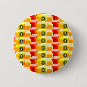 Tropical Summer Fruit - 3D Kiwi, Watermelon & Mel Button