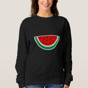 Tropical Summer Juicy Watermelon Sommerzeit Vegan Sweatshirt