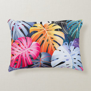 Tropical Summer Monstera Blätter Dekokissen