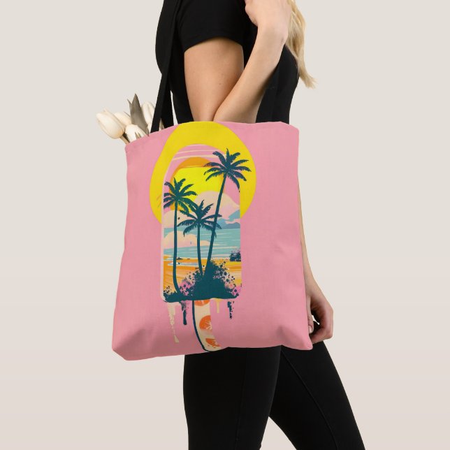 Tropical Summer Sunset Süßigkeiten Paradies Tasche (Von Nahem)