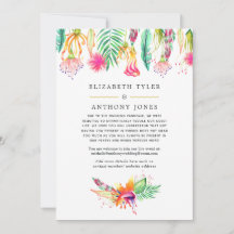 Tropical Summer Virtual Wedding Gästeliste