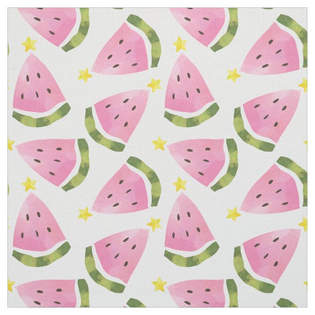 Tropical Summer Watermelon Christmas Pattern Yard Stoff (Muster)