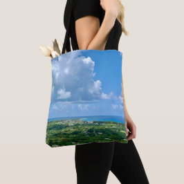 Tropical Sunny Caribbean Islands Zielort Tasche