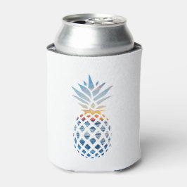 Tropical Sunset Beach Ananas mit Ozean Dosenkühler