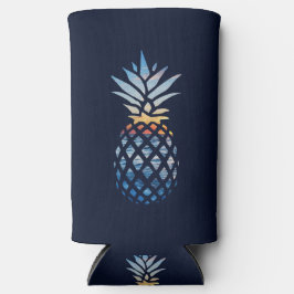 Tropical Sunset Beach Ananas mit Ozean Dosenkühler