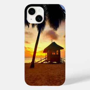 Tropical Sunset Beach Phone Case