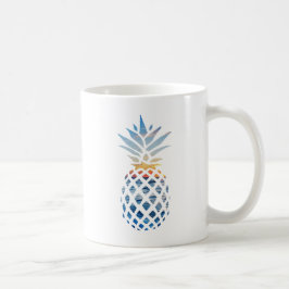 Tropical Sunset Beach Szene Ananas Kaffeetasse